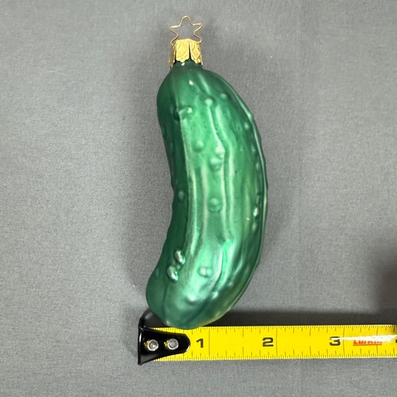 Pickle Ornament Christmas Tree Holiday Decor Festive Green Novelty - Picture 4 of 4